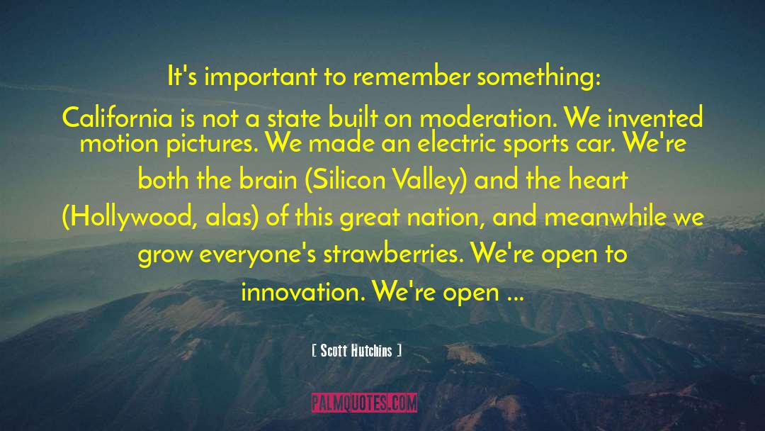 Scott Hutchins Quotes: It's important to remember something: