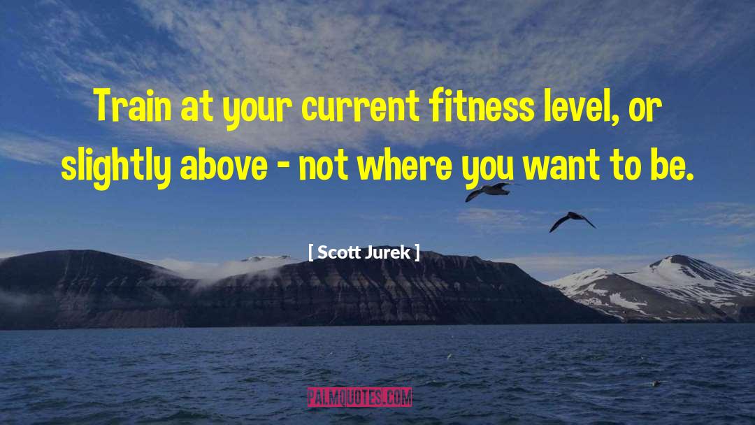Scott Jurek Quotes: Train at your current fitness