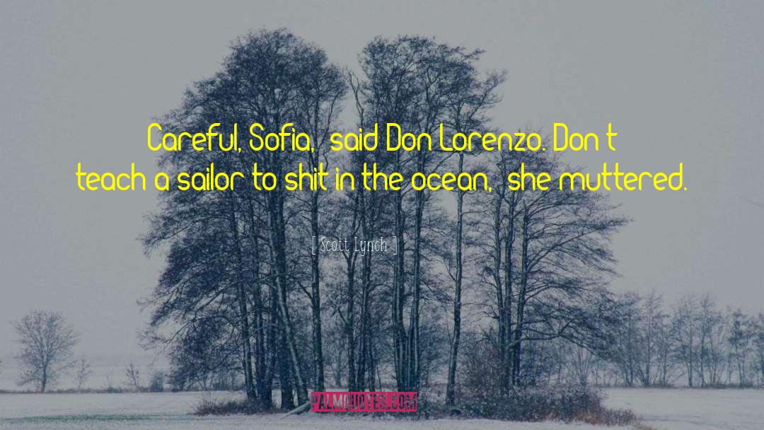 Scott Lynch Quotes: Careful, Sofia,