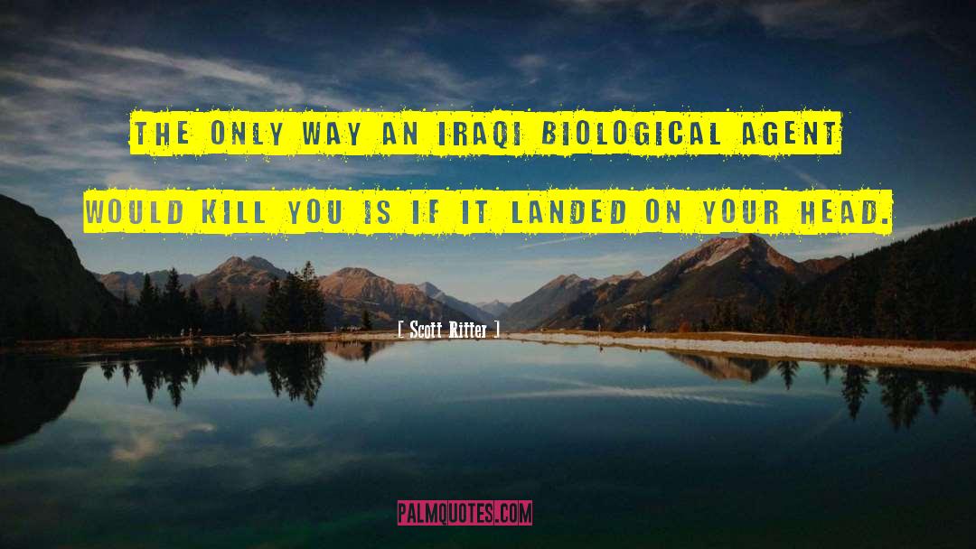 Scott Ritter Quotes: The only way an Iraqi