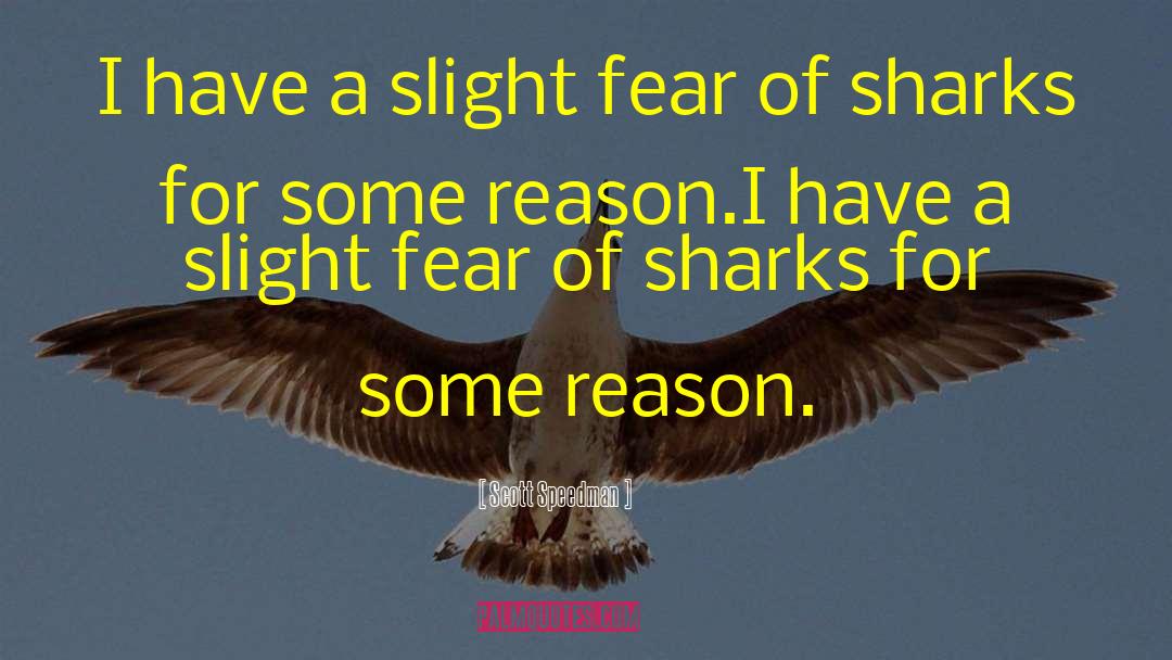 Scott Speedman Quotes: I have a slight fear