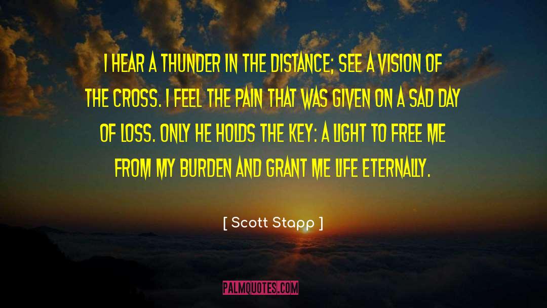 Scott Stapp Quotes: I hear a thunder in