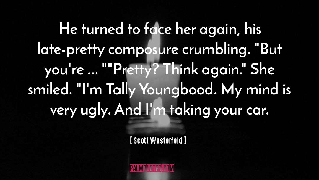 Scott Westerfeld Quotes: He turned to face her
