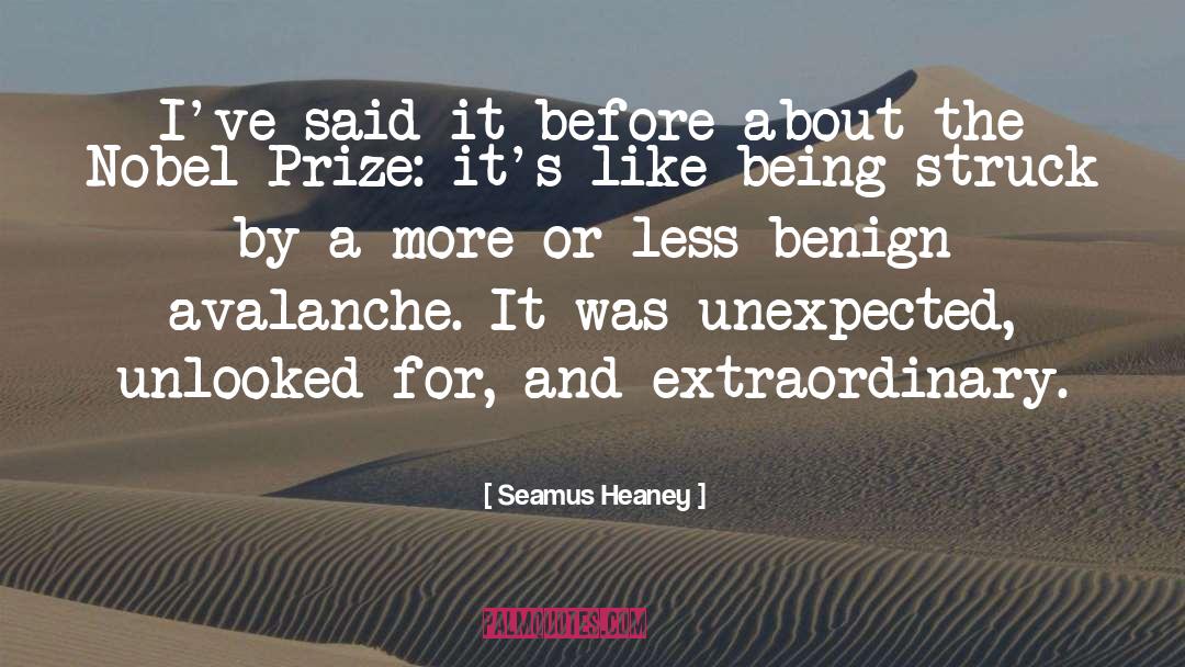 Seamus Heaney Quotes: I've said it before about