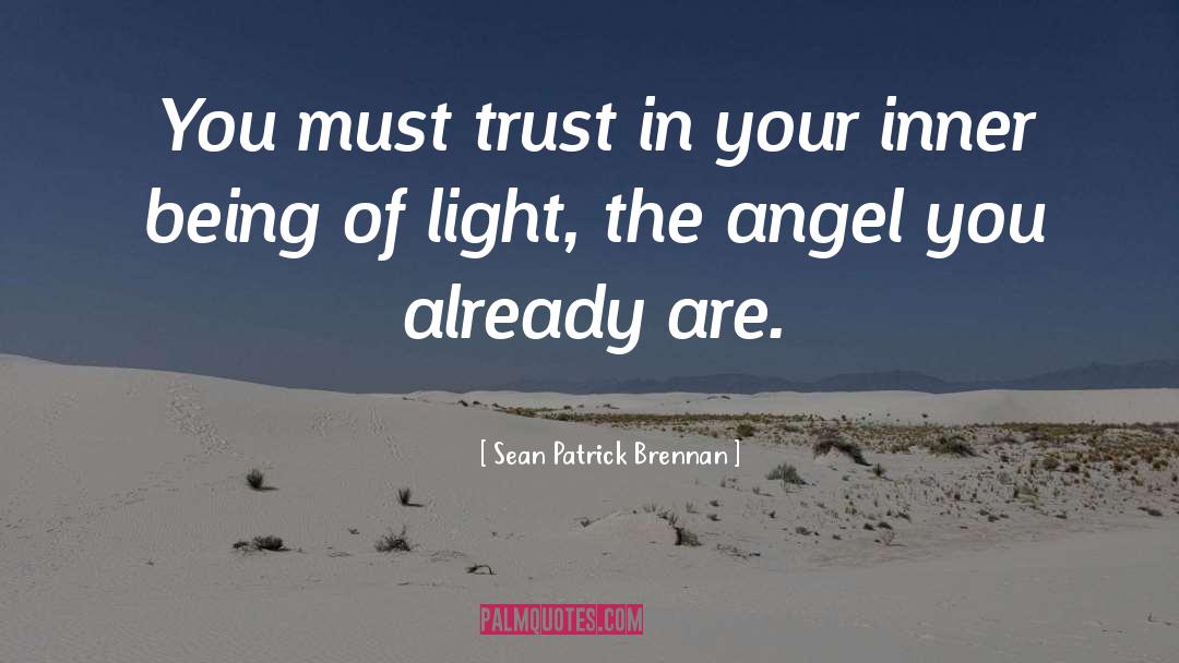 Sean Patrick Brennan Quotes: You must trust in your