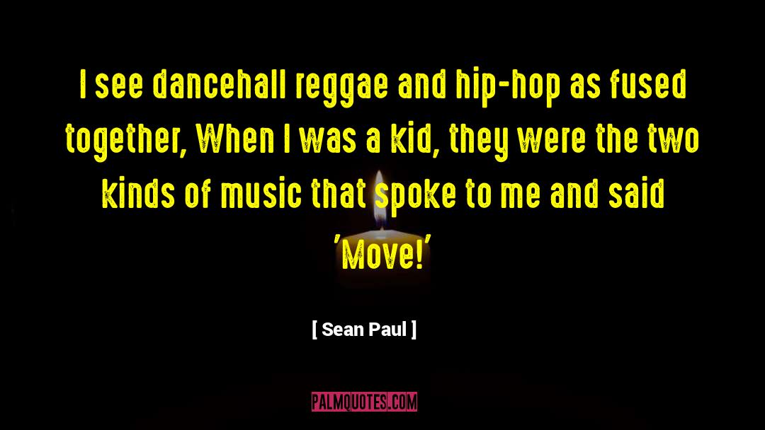 Sean Paul Quotes: I see dancehall reggae and