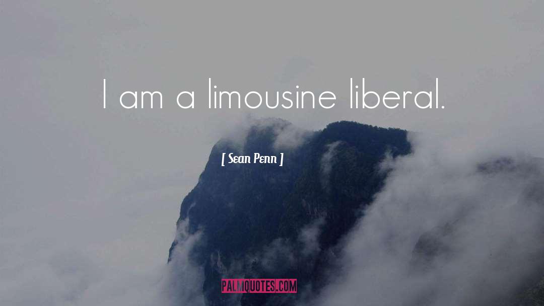 Sean Penn Quotes: I am a limousine liberal.