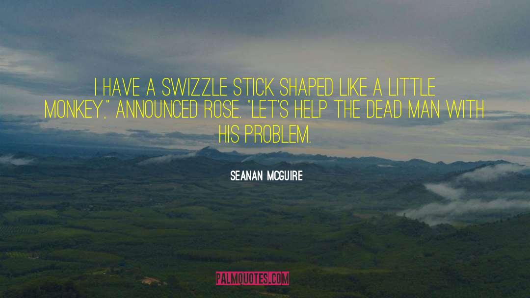 Seanan McGuire Quotes: I have a swizzle stick