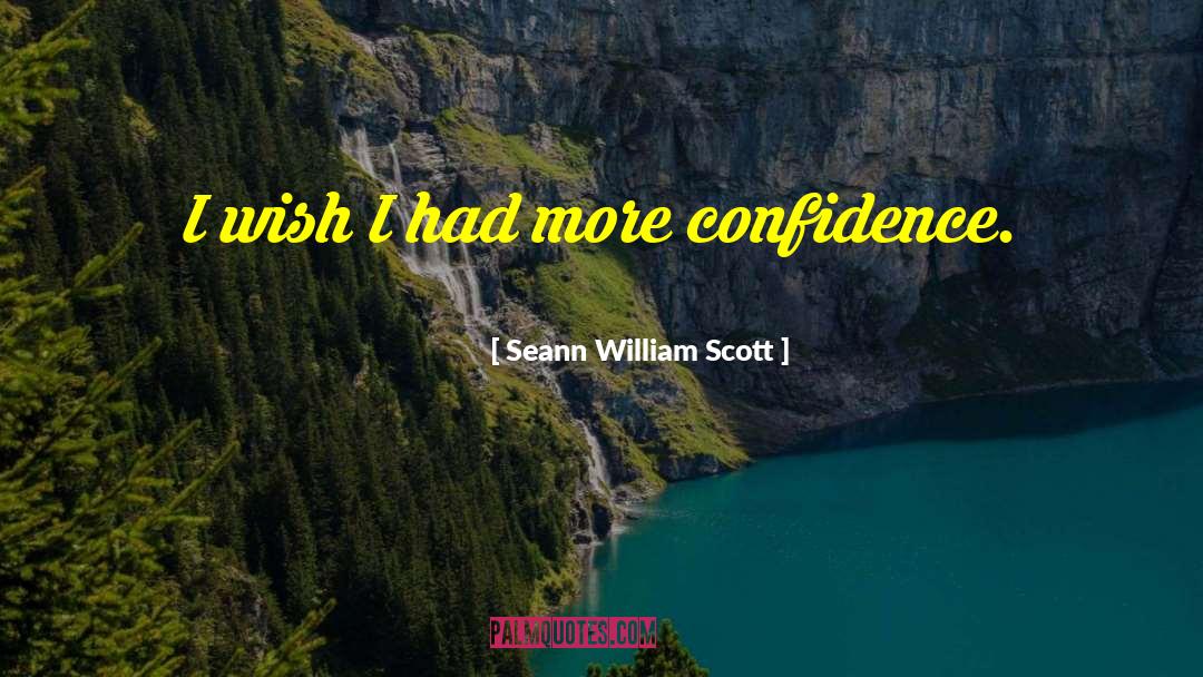 Seann William Scott Quotes: I wish I had more