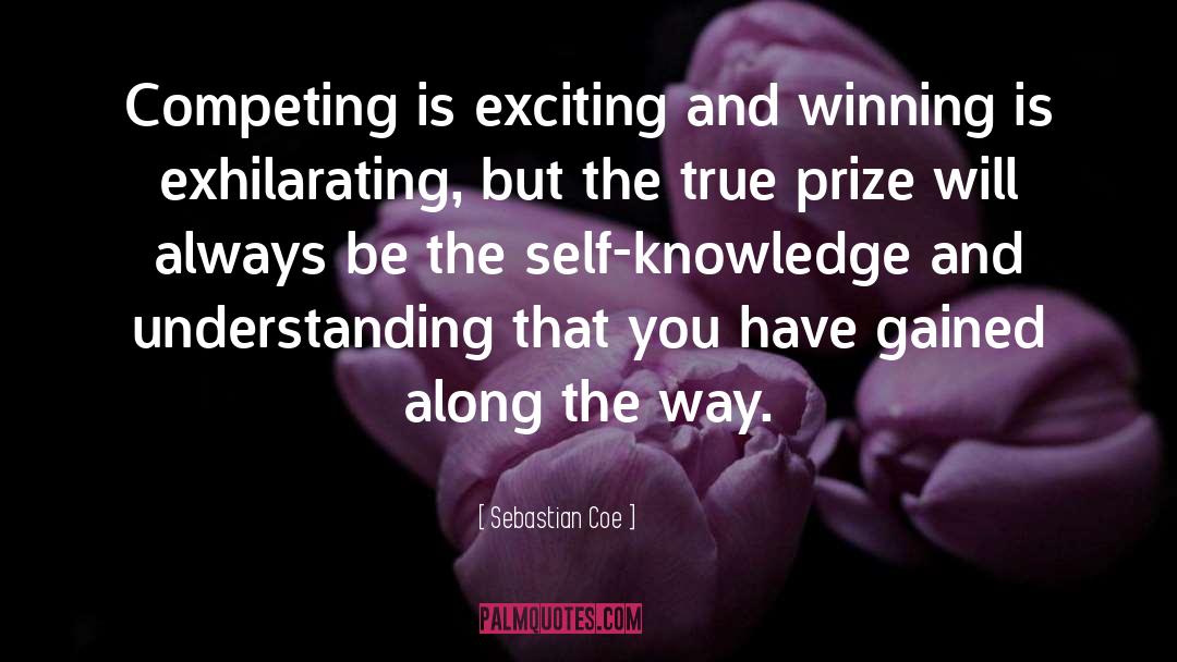 Sebastian Coe Quotes: Competing is exciting and winning
