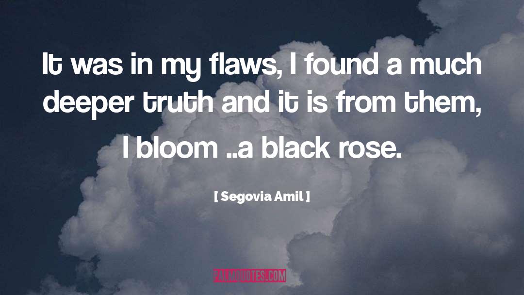 Segovia Amil Quotes: It was in my flaws,