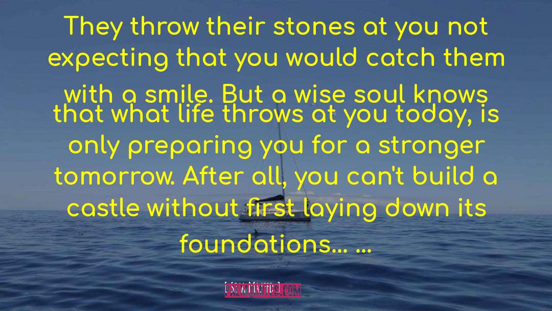 Seja Majeed Quotes: They throw their stones at