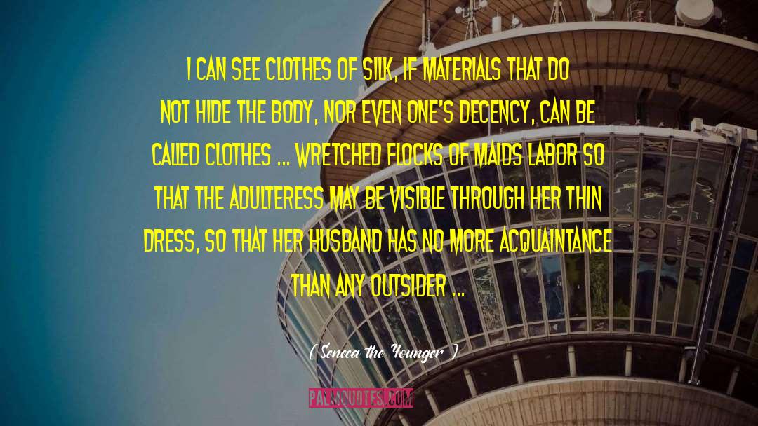 Seneca The Younger Quotes: I can see clothes of