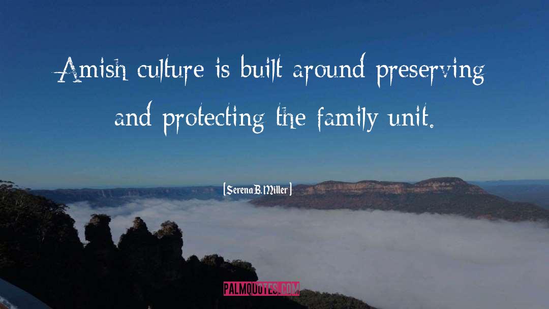 Serena B. Miller Quotes: Amish culture is built around