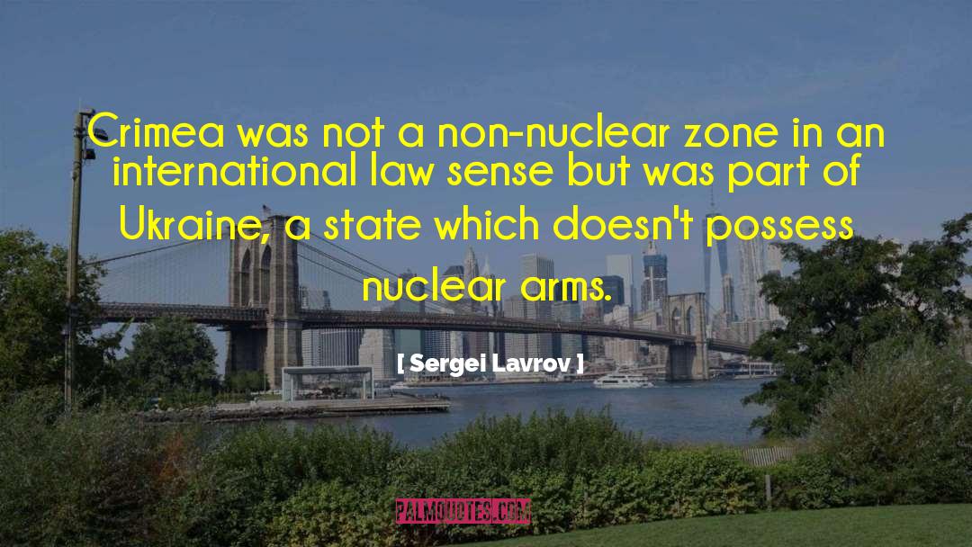 Sergei Lavrov Quotes: Crimea was not a non-nuclear