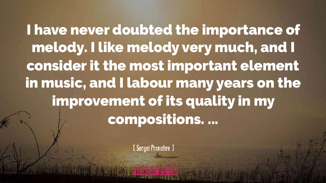 Sergei Prokofiev Quotes: I have never doubted the