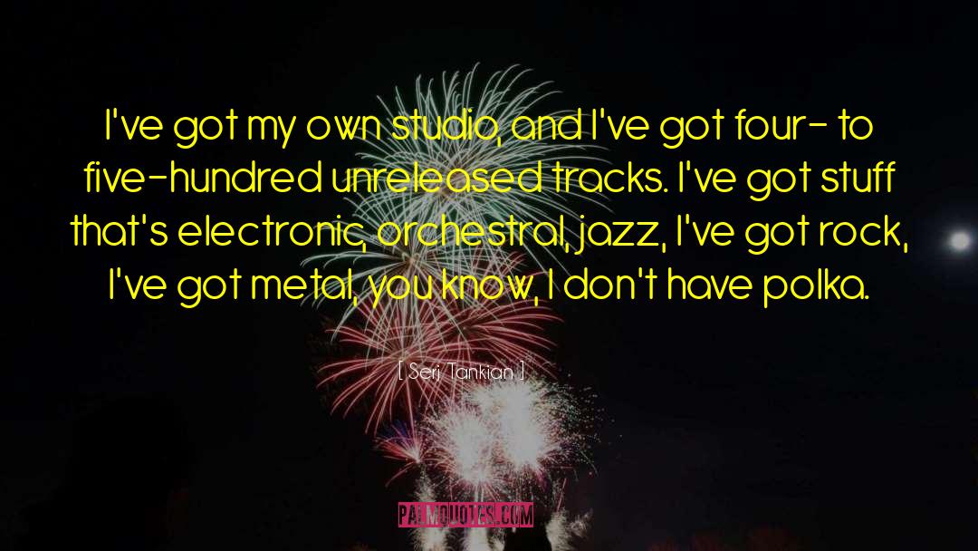 Serj Tankian Quotes: I've got my own studio,