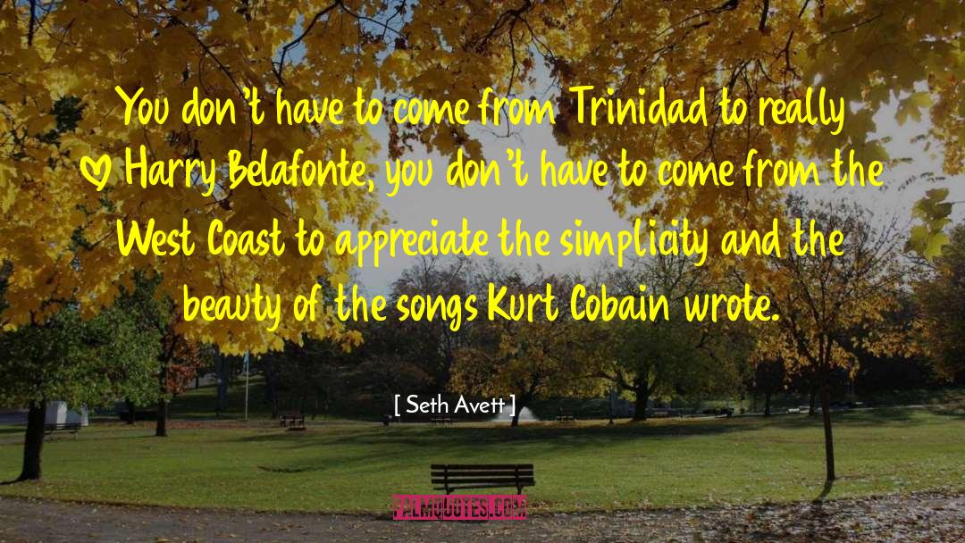 Seth Avett Quotes: You don't have to come