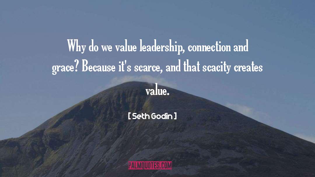 Seth Godin Quotes: Why do we value leadership,