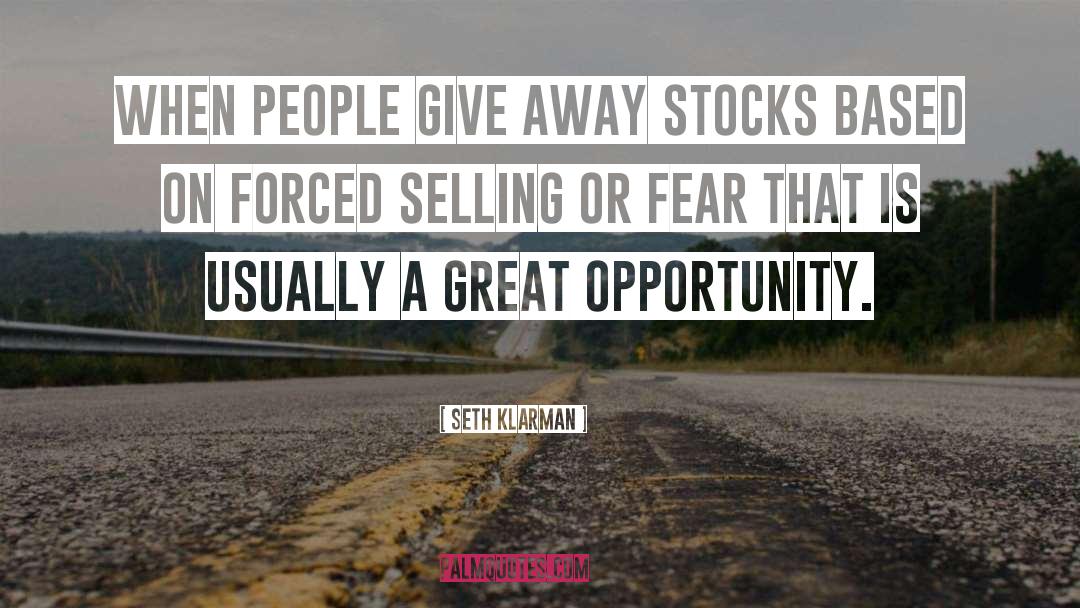 Seth Klarman Quotes: When people give away stocks