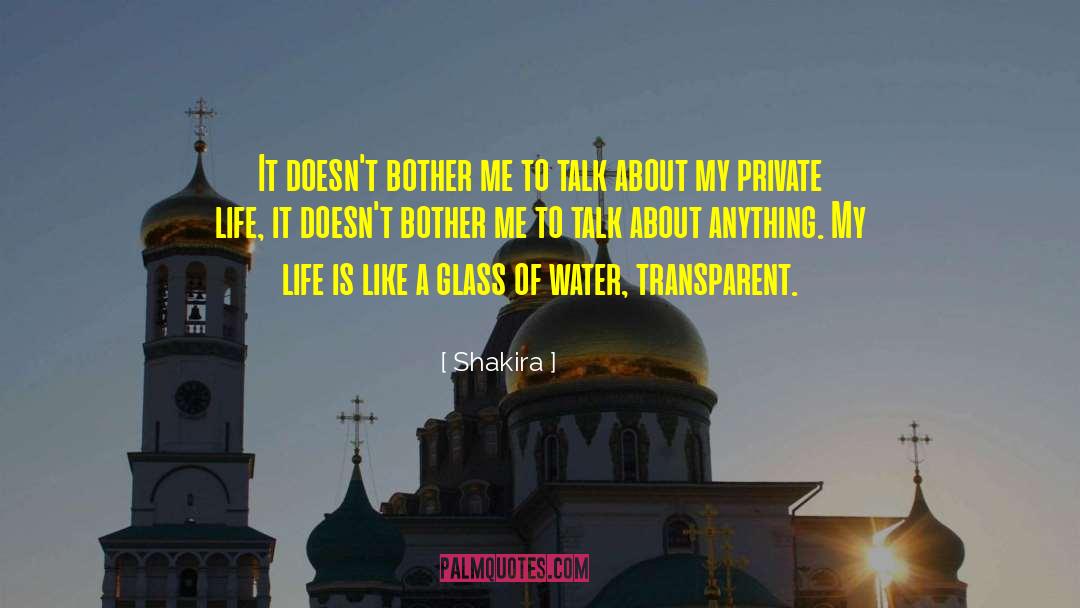 Shakira Quotes: It doesn't bother me to