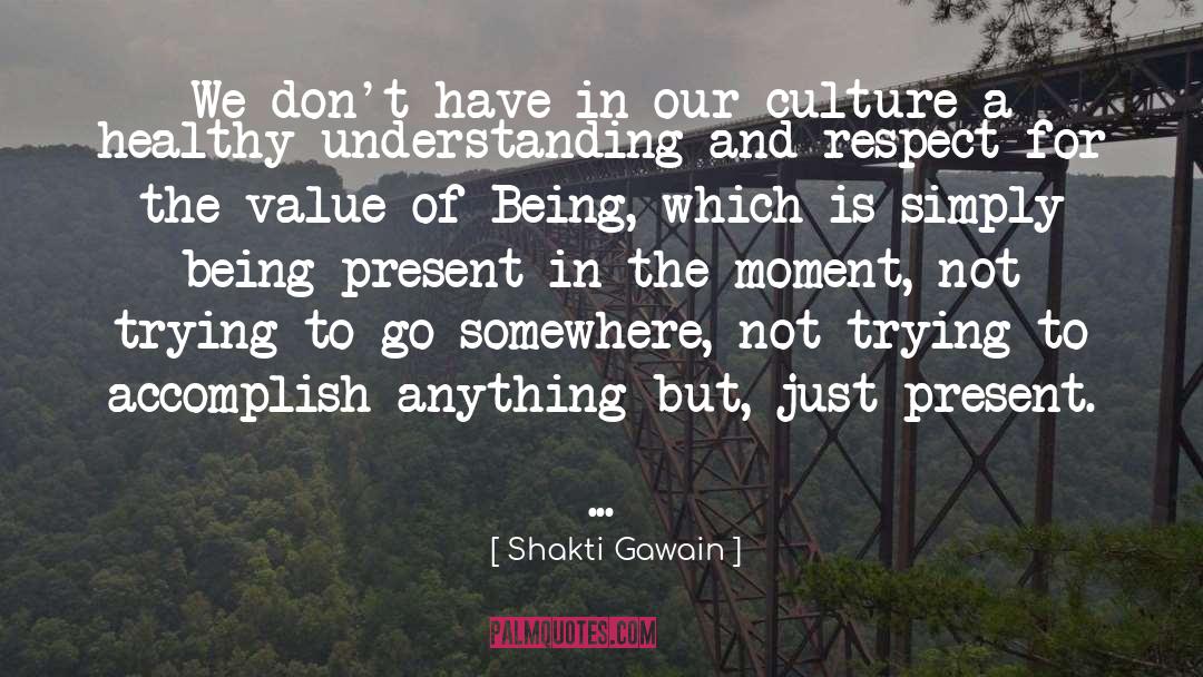 Shakti Gawain Quotes: We don't have in our