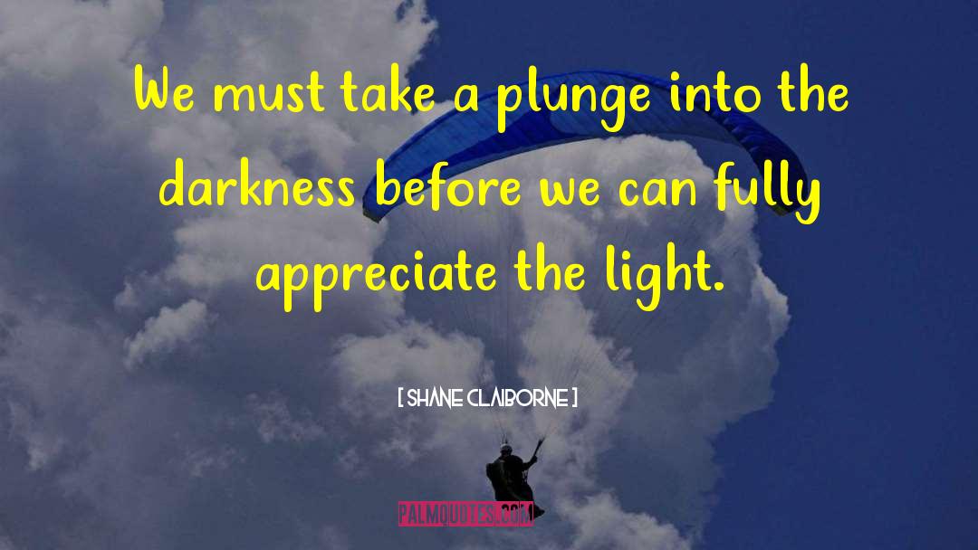 Shane Claiborne Quotes: We must take a plunge
