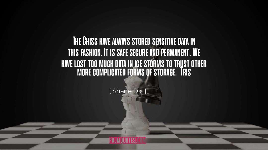 Shane Dix Quotes: The Chiss have always stored