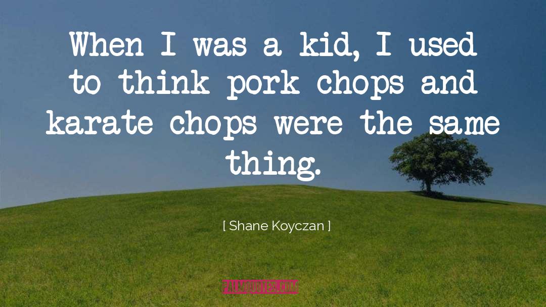 Shane Koyczan Quotes: When I was a kid,