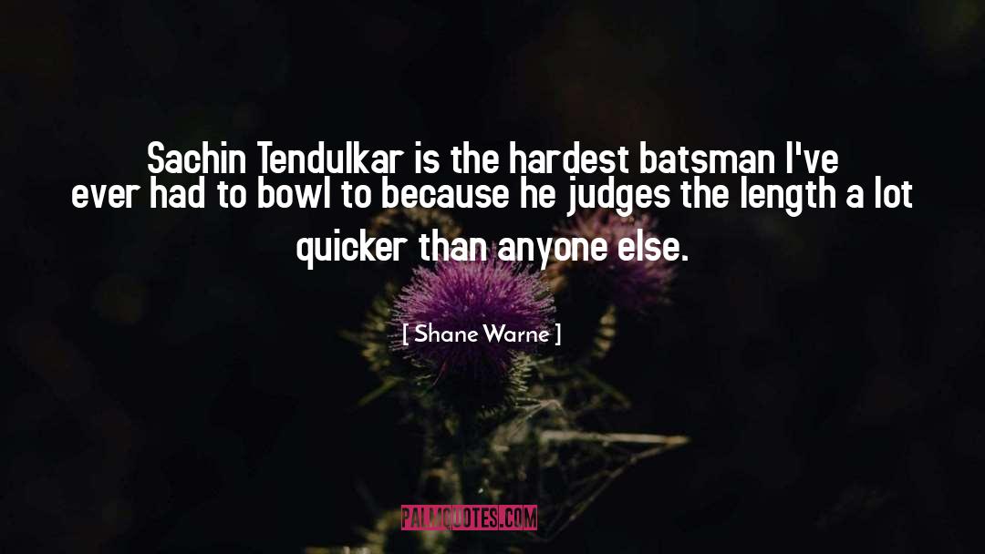 Shane Warne Quotes: Sachin Tendulkar is the hardest