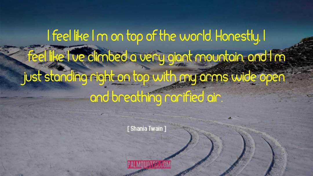 Shania Twain Quotes: I feel like I'm on