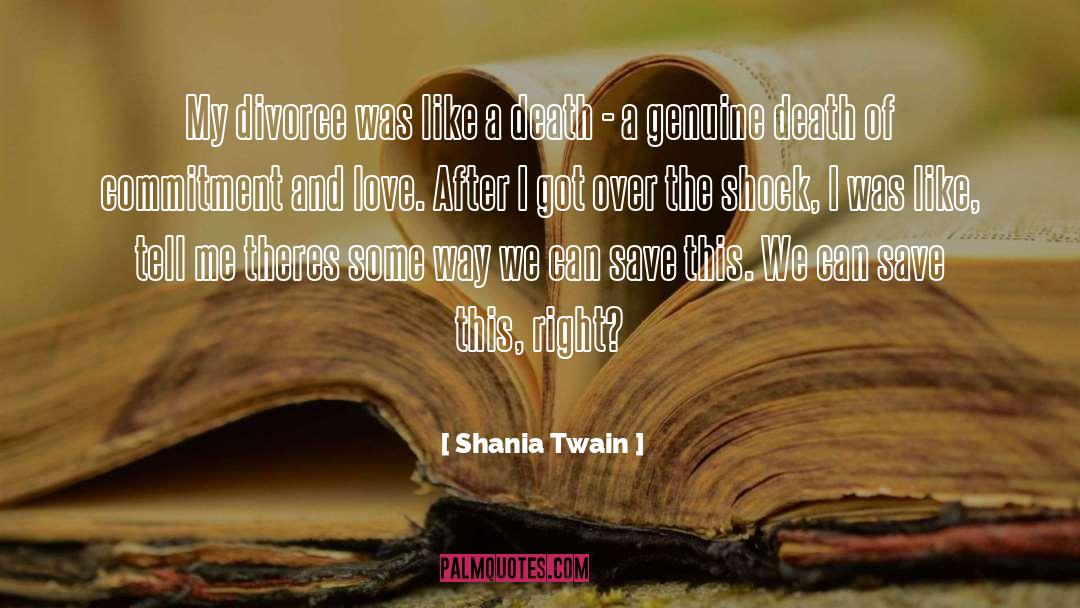 Shania Twain Quotes: My divorce was like a