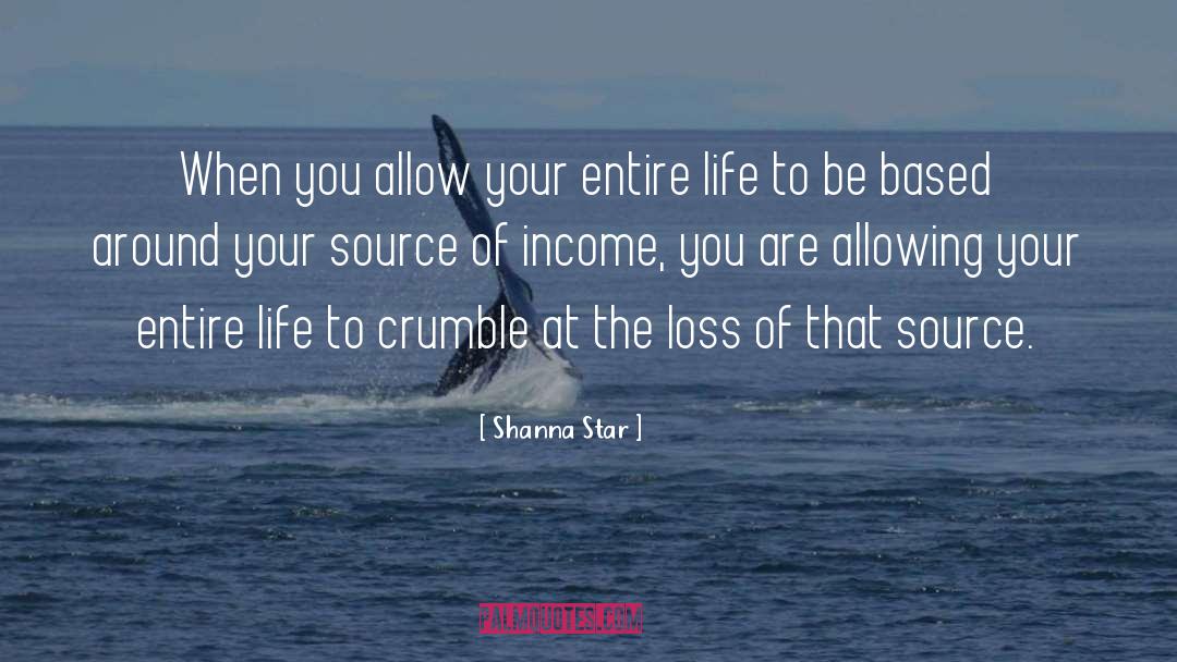 Shanna Star Quotes: When you allow your entire