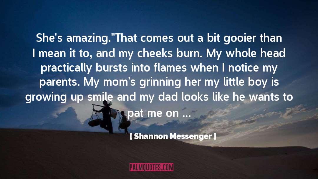 Shannon Messenger Quotes: She's amazing.