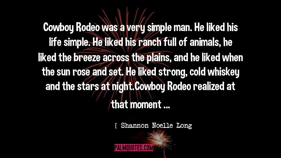 Shannon Noelle Long Quotes: Cowboy Rodeo was a very