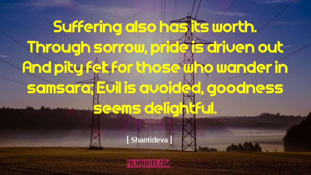 Shantideva Quotes: Suffering also has its worth.