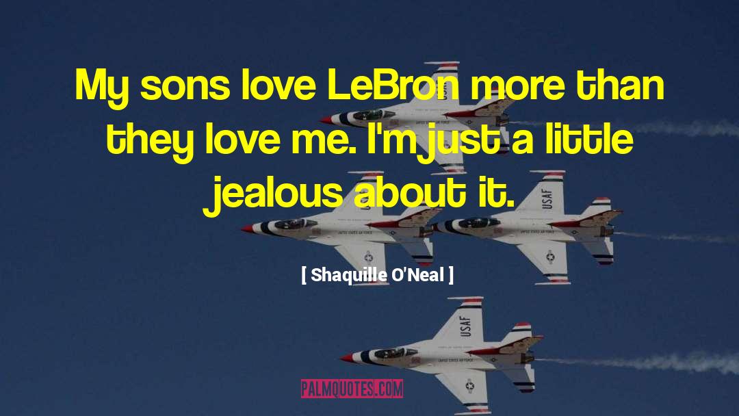 Shaquille O'Neal Quotes: My sons love LeBron more