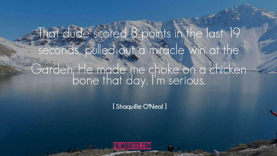 Shaquille O'Neal Quotes: That dude scored 8 points