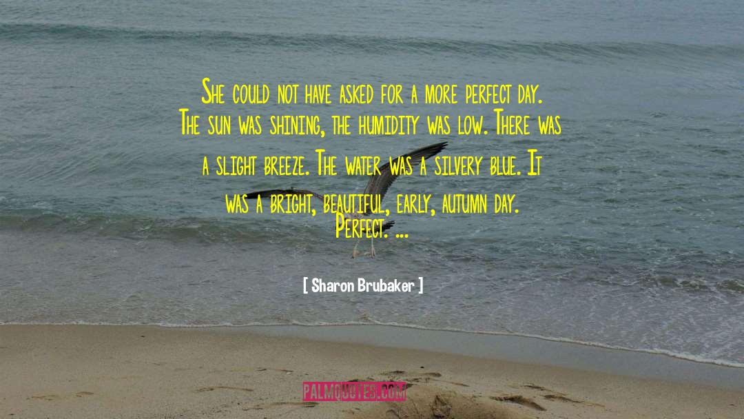 Sharon Brubaker Quotes: She could not have asked