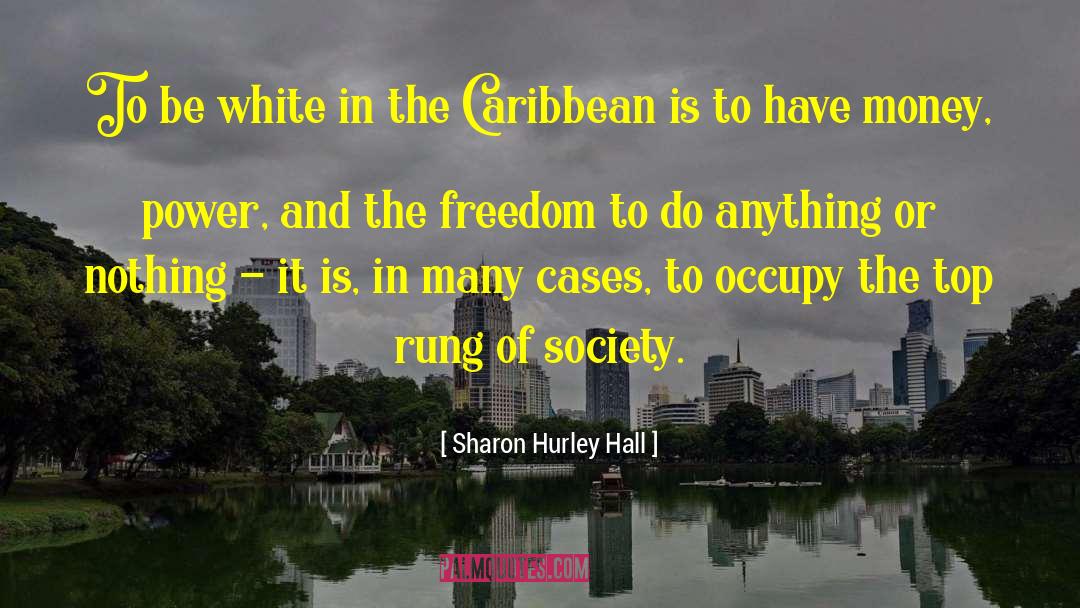 Sharon Hurley Hall Quotes: To be white in the