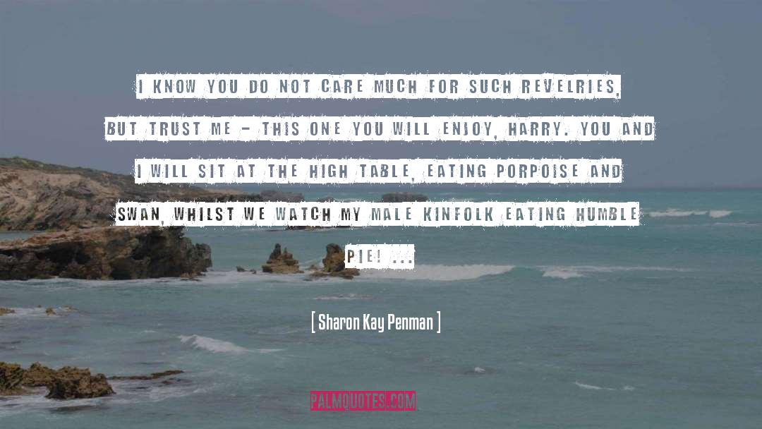 Sharon Kay Penman Quotes: I know you do not
