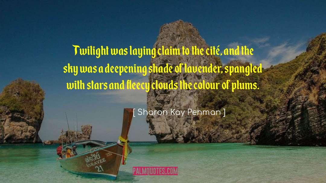 Sharon Kay Penman Quotes: Twilight was laying claim to