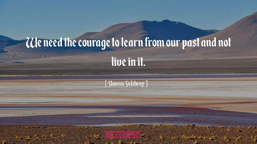Sharon Salzberg Quotes: We need the courage to