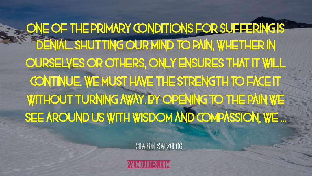 Sharon Salzberg Quotes: One of the primary conditions