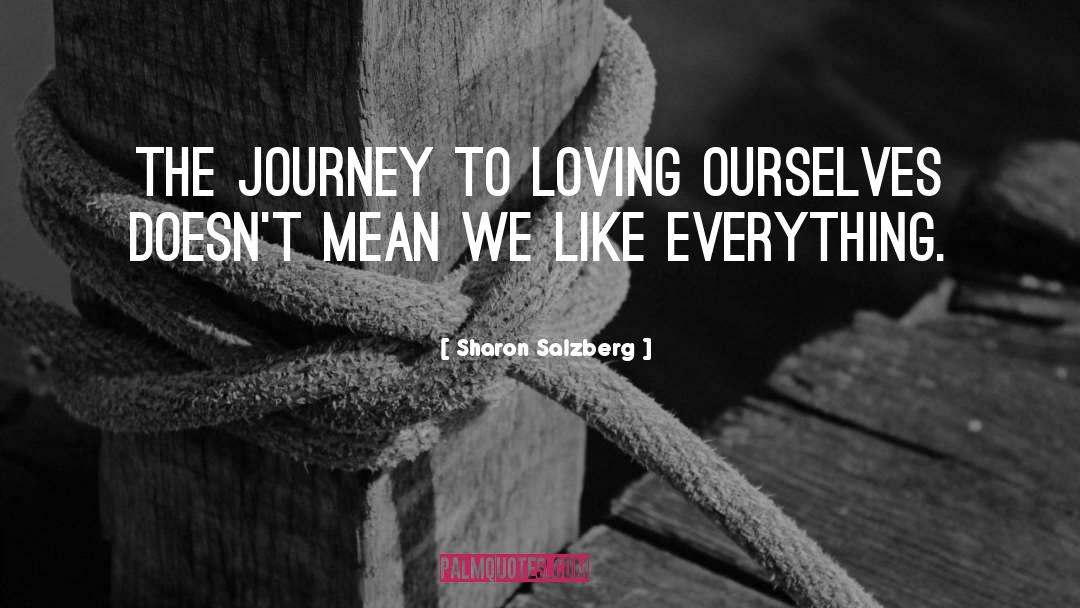 Sharon Salzberg Quotes: The journey to loving ourselves