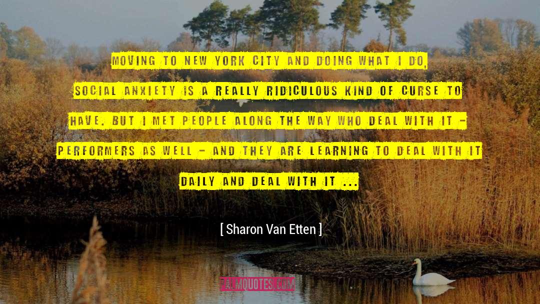 Sharon Van Etten Quotes: Moving to New York City