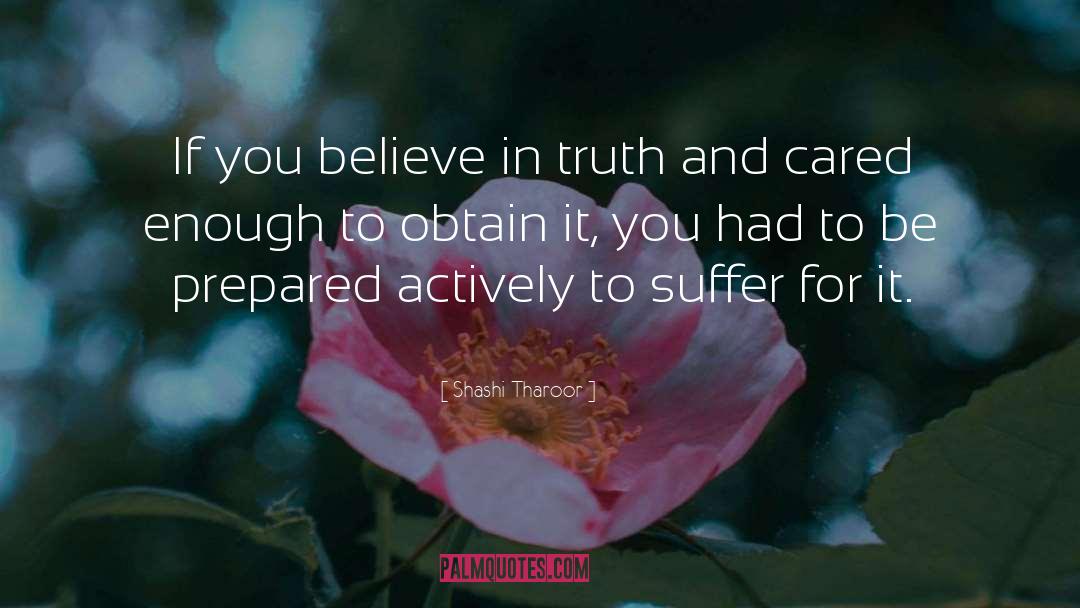 Shashi Tharoor Quotes: If you believe in truth