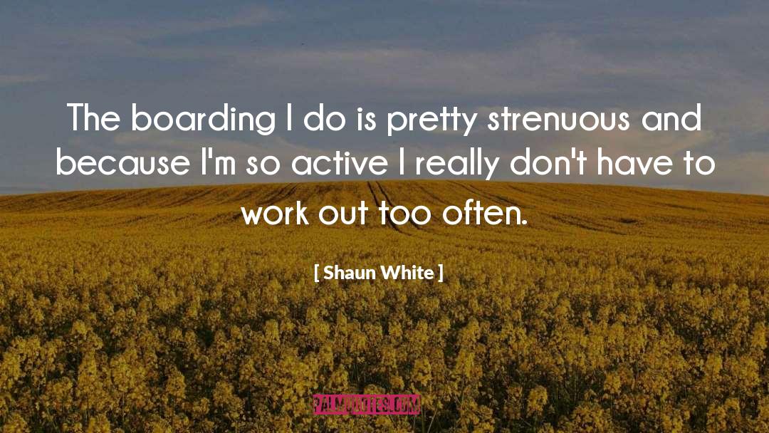 Shaun White Quotes: The boarding I do is