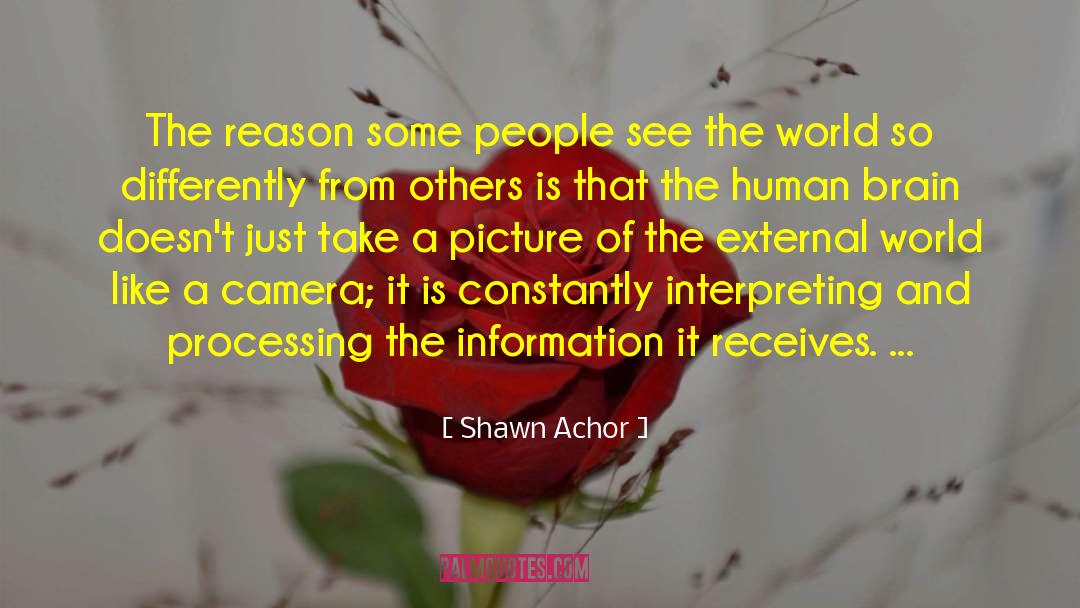 Shawn Achor Quotes: The reason some people see