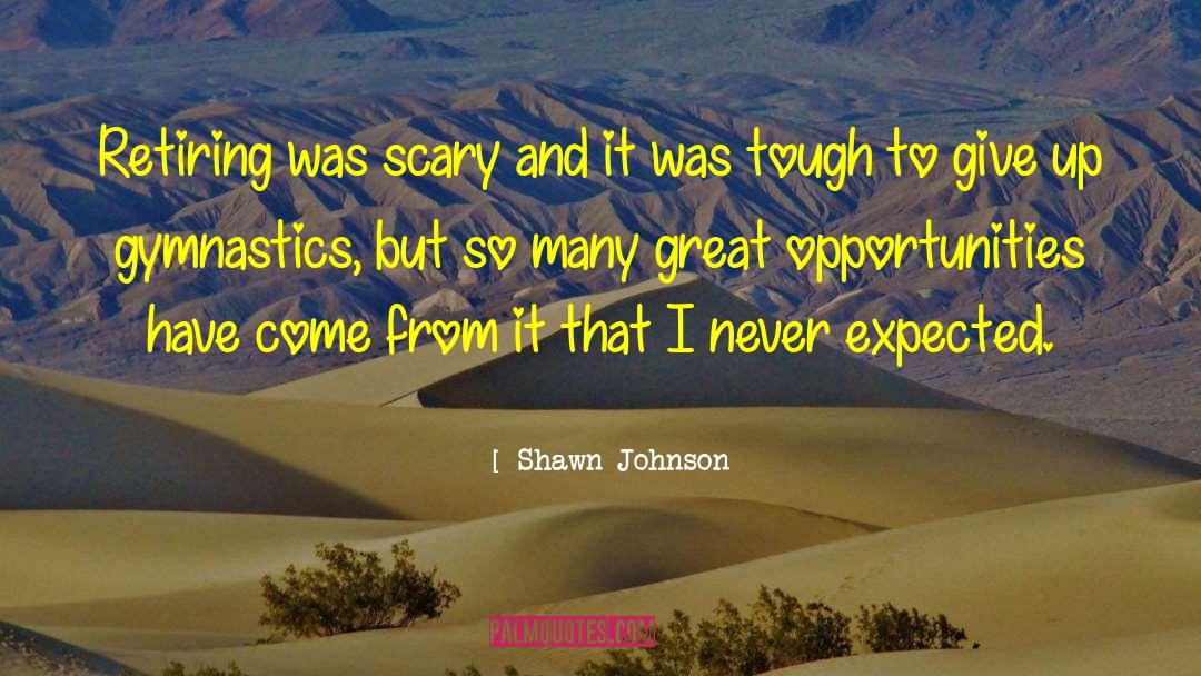 Shawn Johnson Quotes: Retiring was scary and it